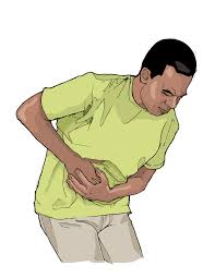 man with gastritis