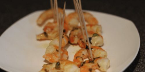 Shrimp on a stick