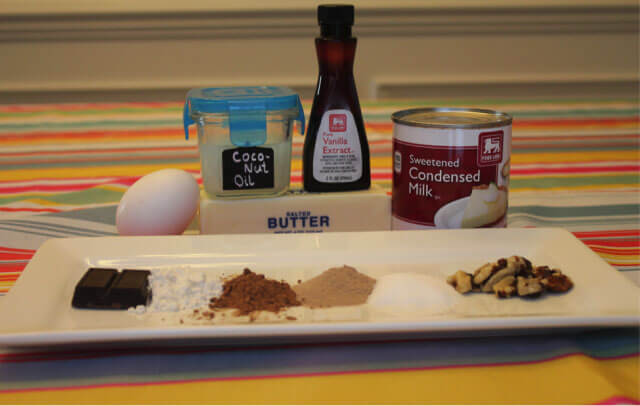 Chocolate Protein Brownie ingredients