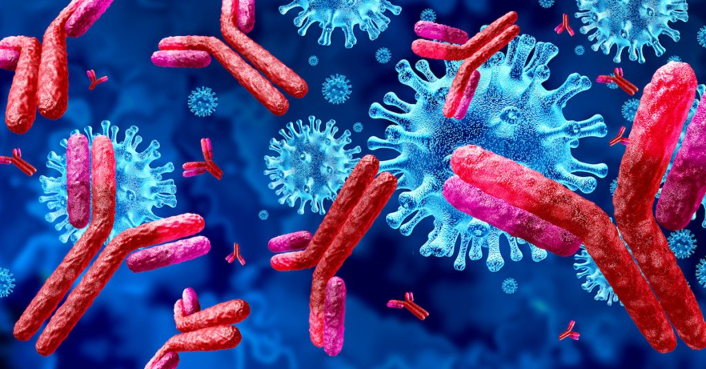 Rapid antibody testing molecules